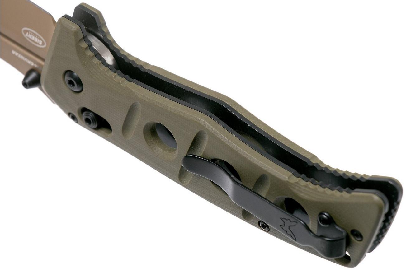 Benchmade 275FE-2 Sibert Adamas OD Green G10, Flat Earth zakmes, Shane Sibert design