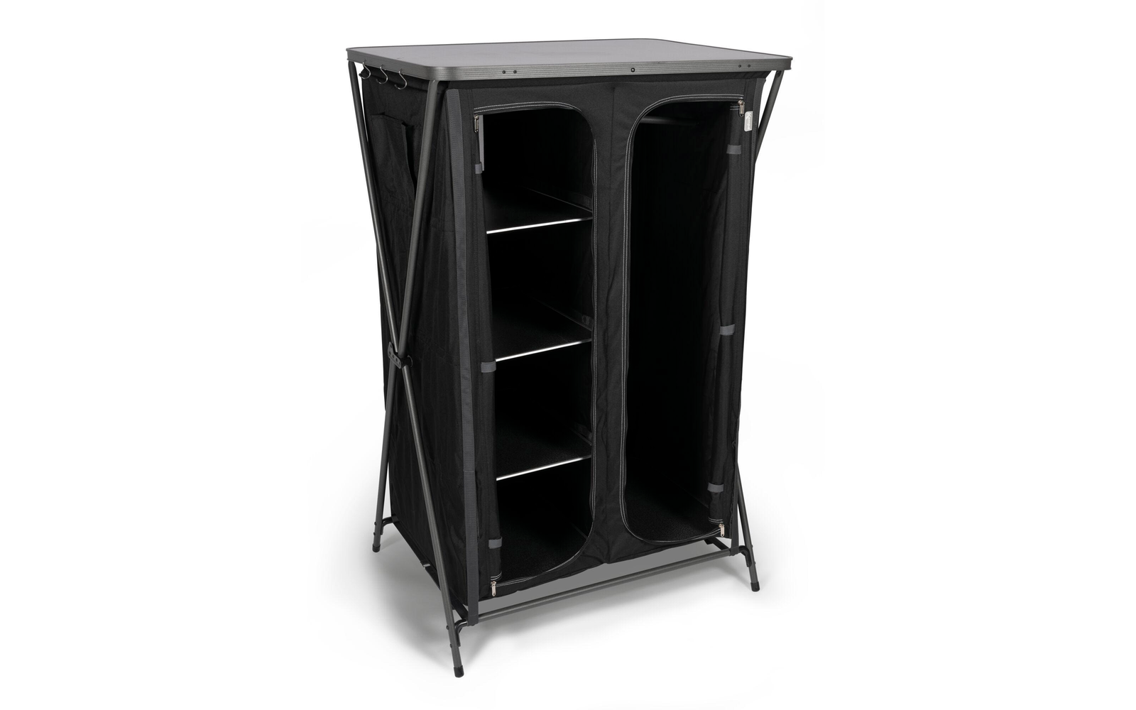 Kampa Maddie Campingschrank 67 x 90 x 140 cm schwarz