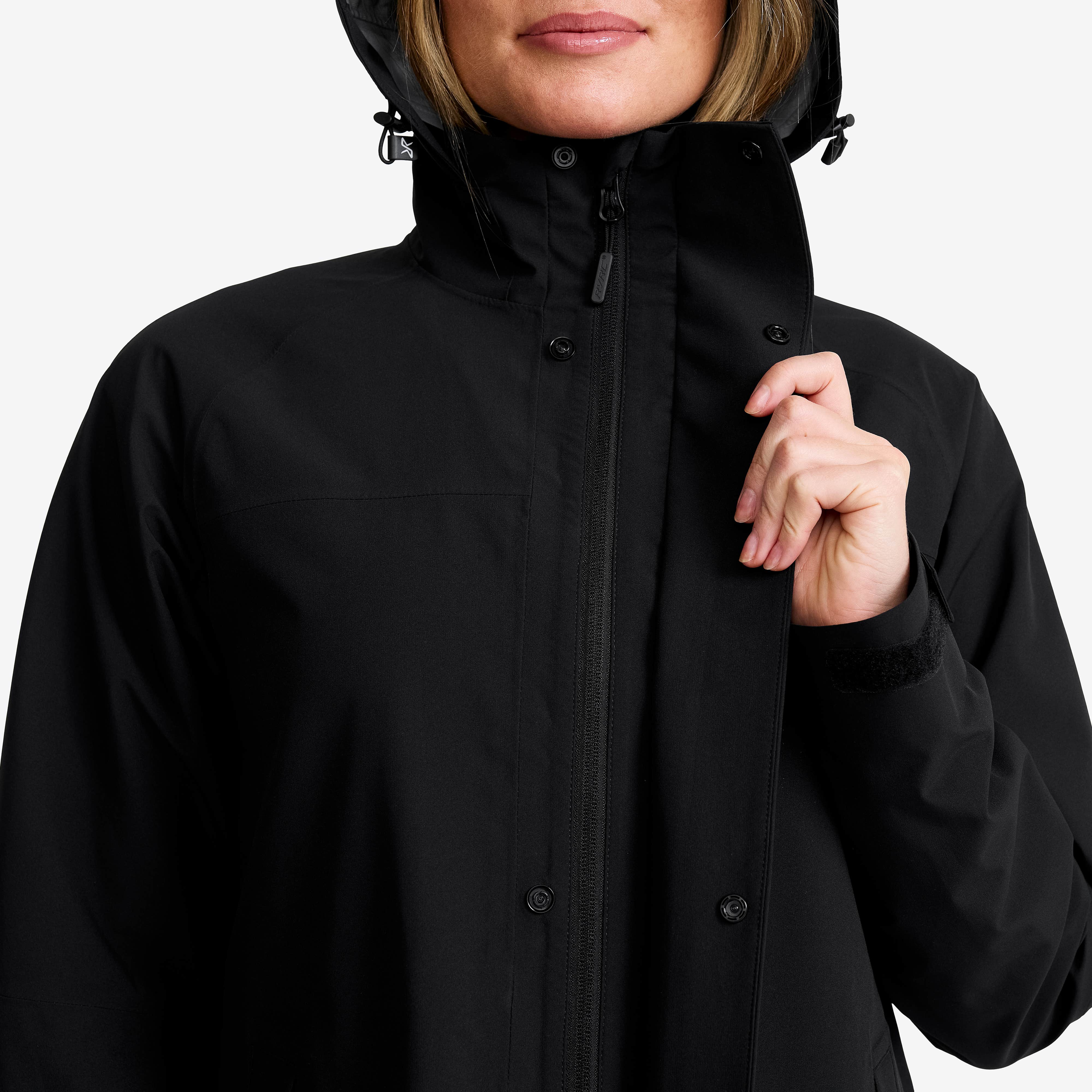 Cloud 3L Long Shell Parka Dame Black
