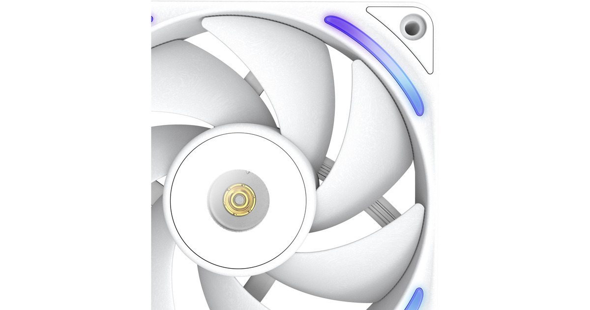 NZXTF120X RGB case fan  (Wit, 120 x 120 x 30 mm, PWM)