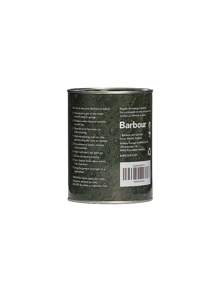 BARBOUR Wachspflege Thornproof 400ml transparent transparent