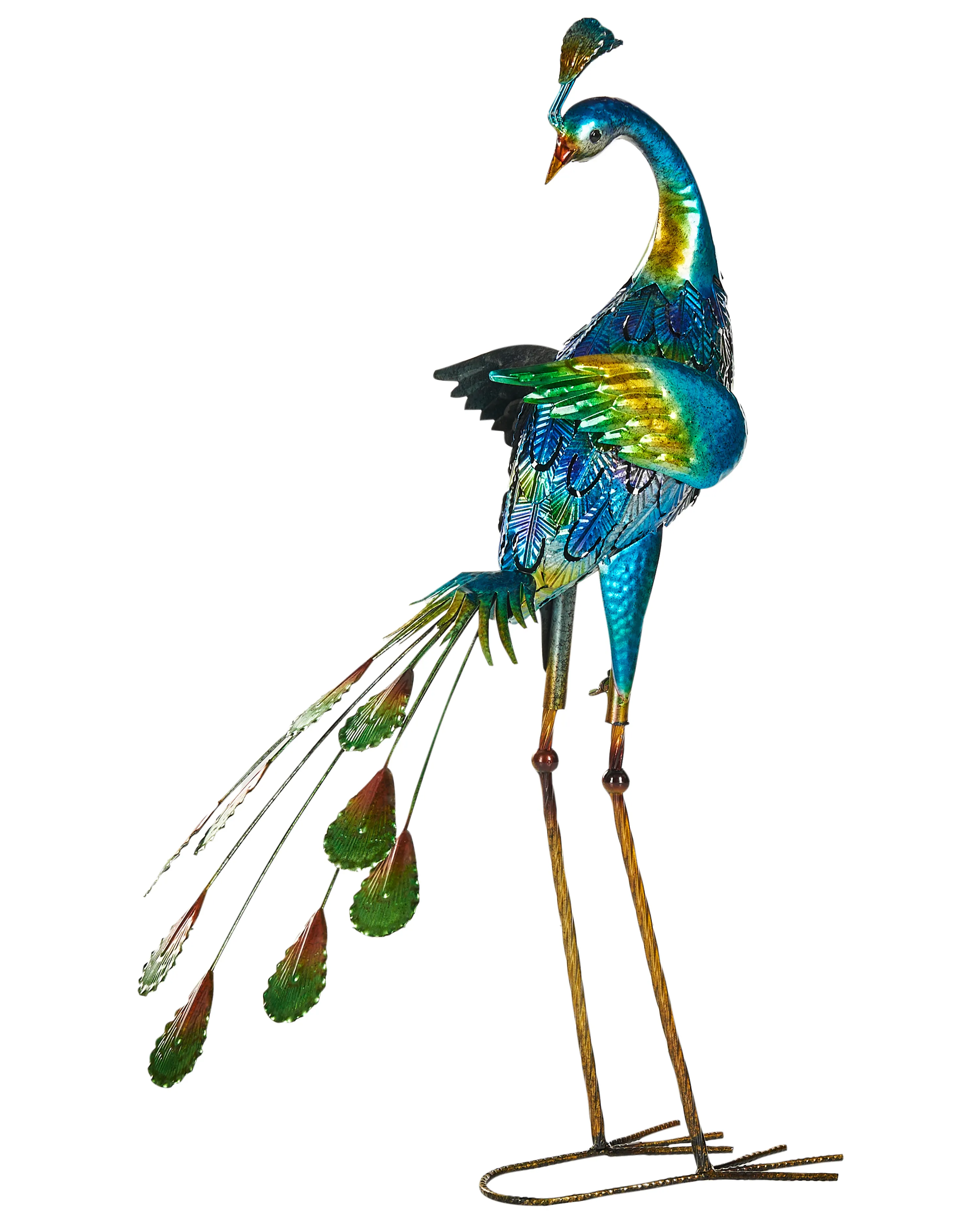 Tuinbeeld PEACOCK Blauw