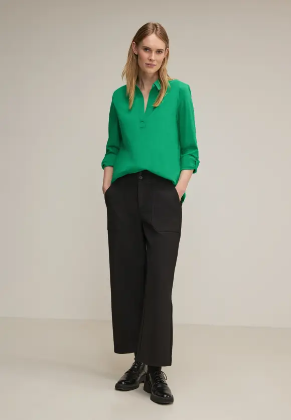 Business Longbluse - fresh spring green
