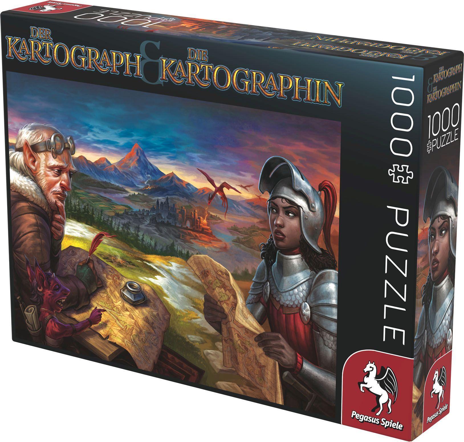 Puzzle Motiv Kartograph (Puzzle)