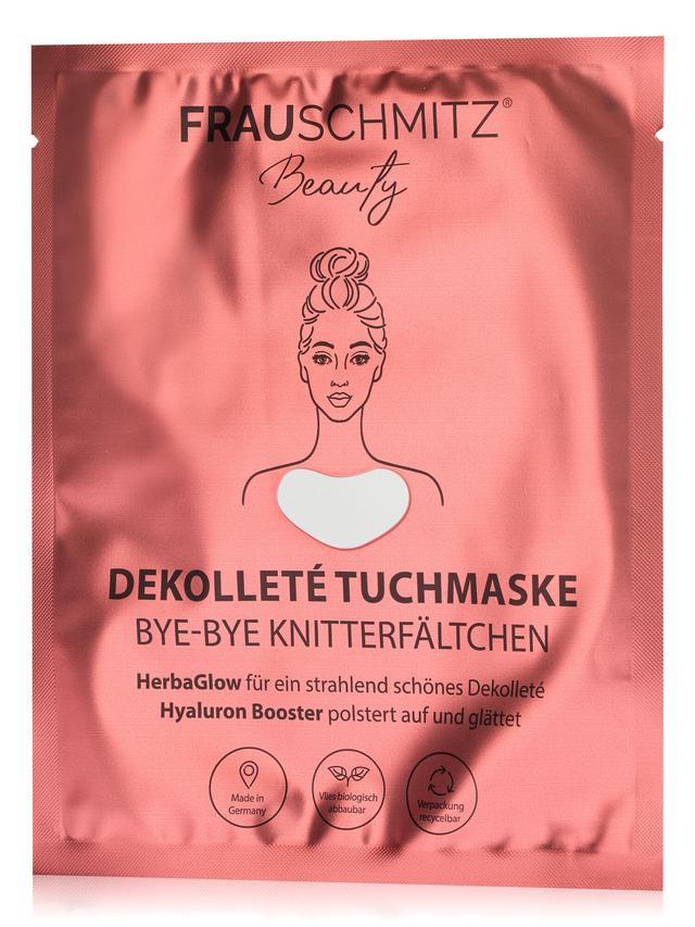 Tuchmaske für Dekolleté, faltenreduzierend, feuchtigkeitsspendend, 3er-Set