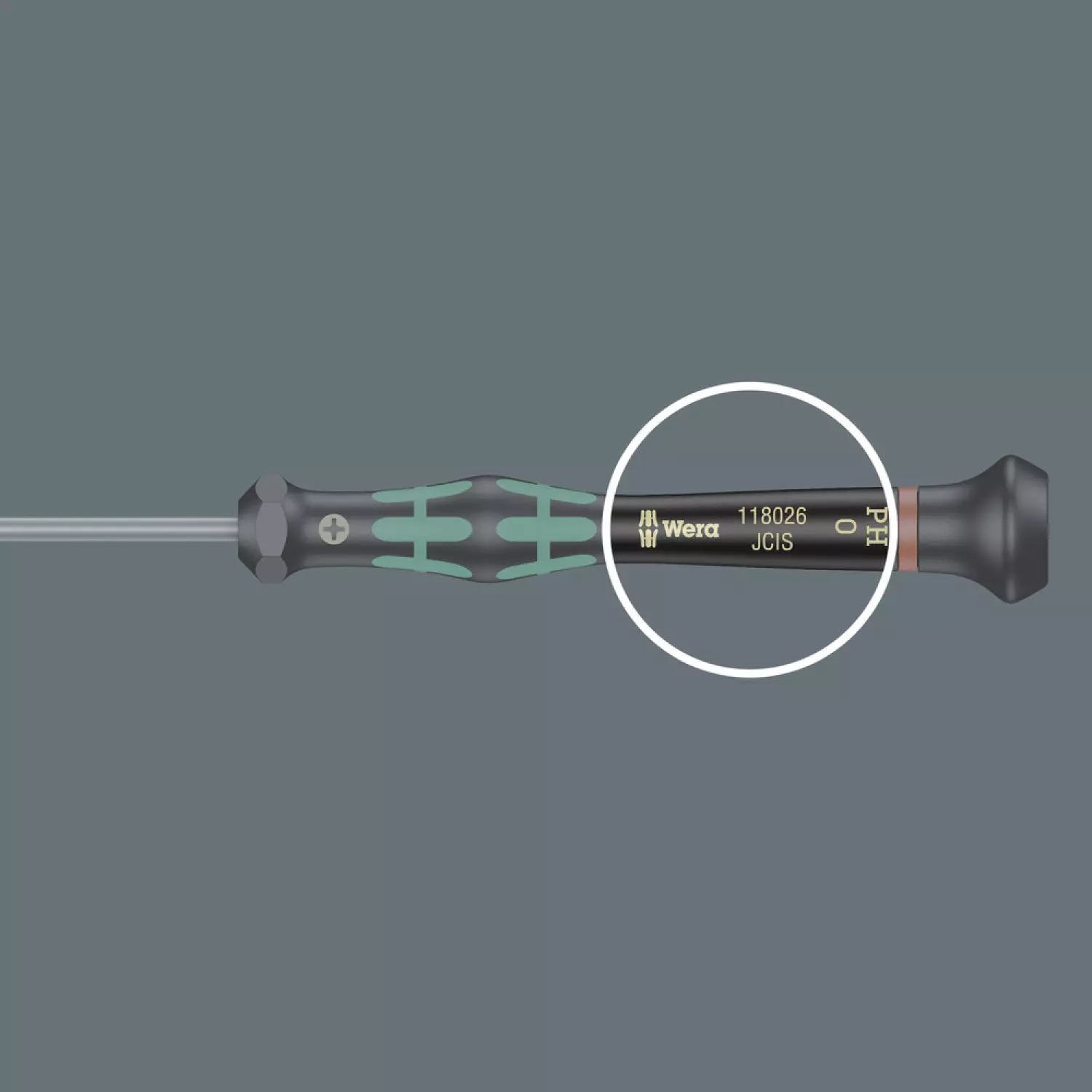 Wera 05118000001 Micro Gleuf Schroevendraaier - 0.25 x 1.2 x 40mm
