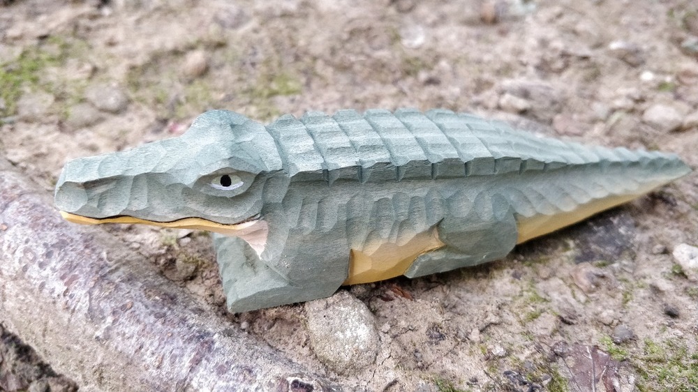 Figurine crocodile