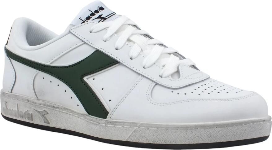Diadora Magic Basket Low Icona Lage sneakers Leren Sneaker Wit