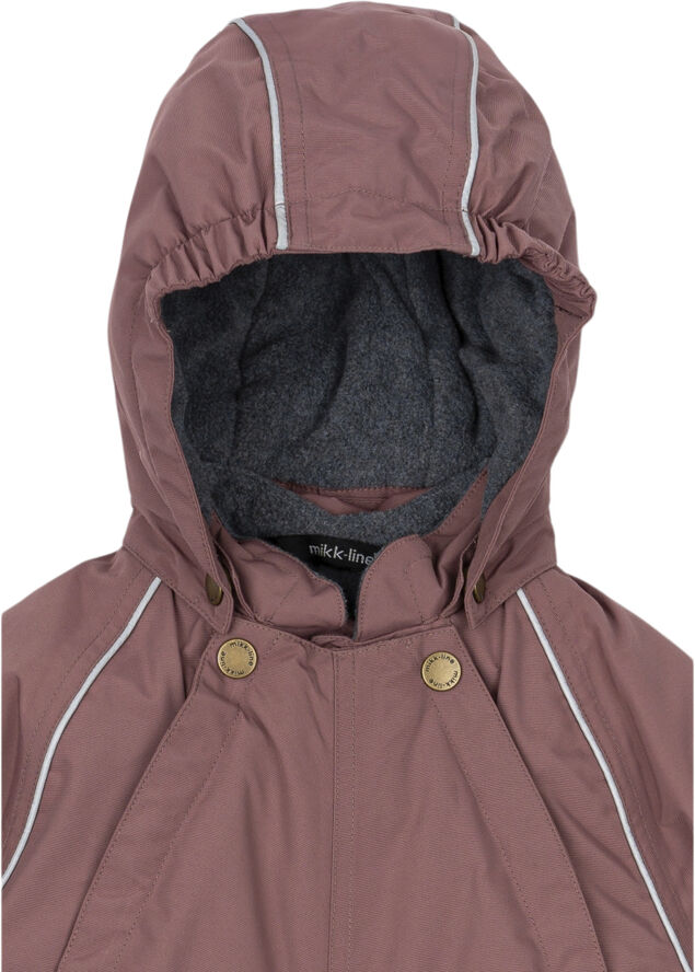 Mikk-Line Nylon Baby Suit - Solid Rose brown