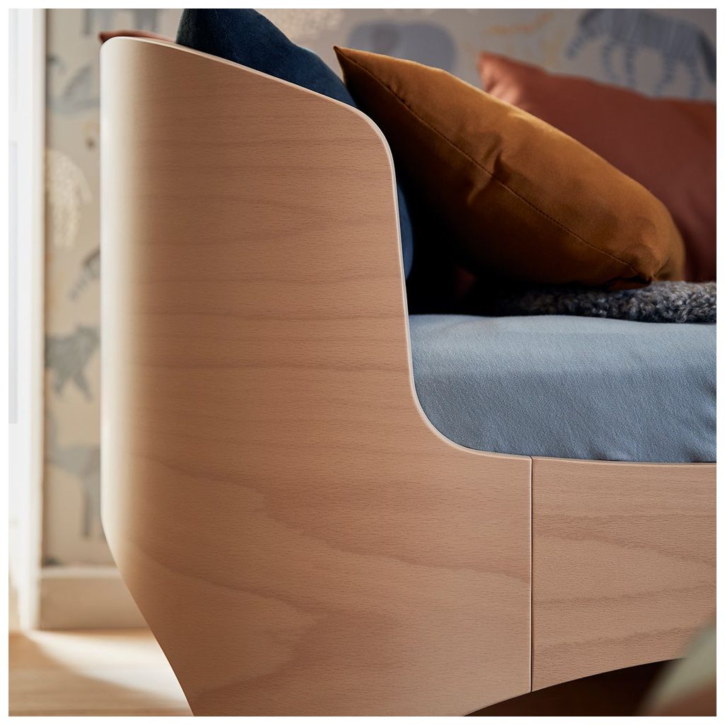 LeanderLeander   Classic Babybett mit Junior Erweiterungsteile weiss