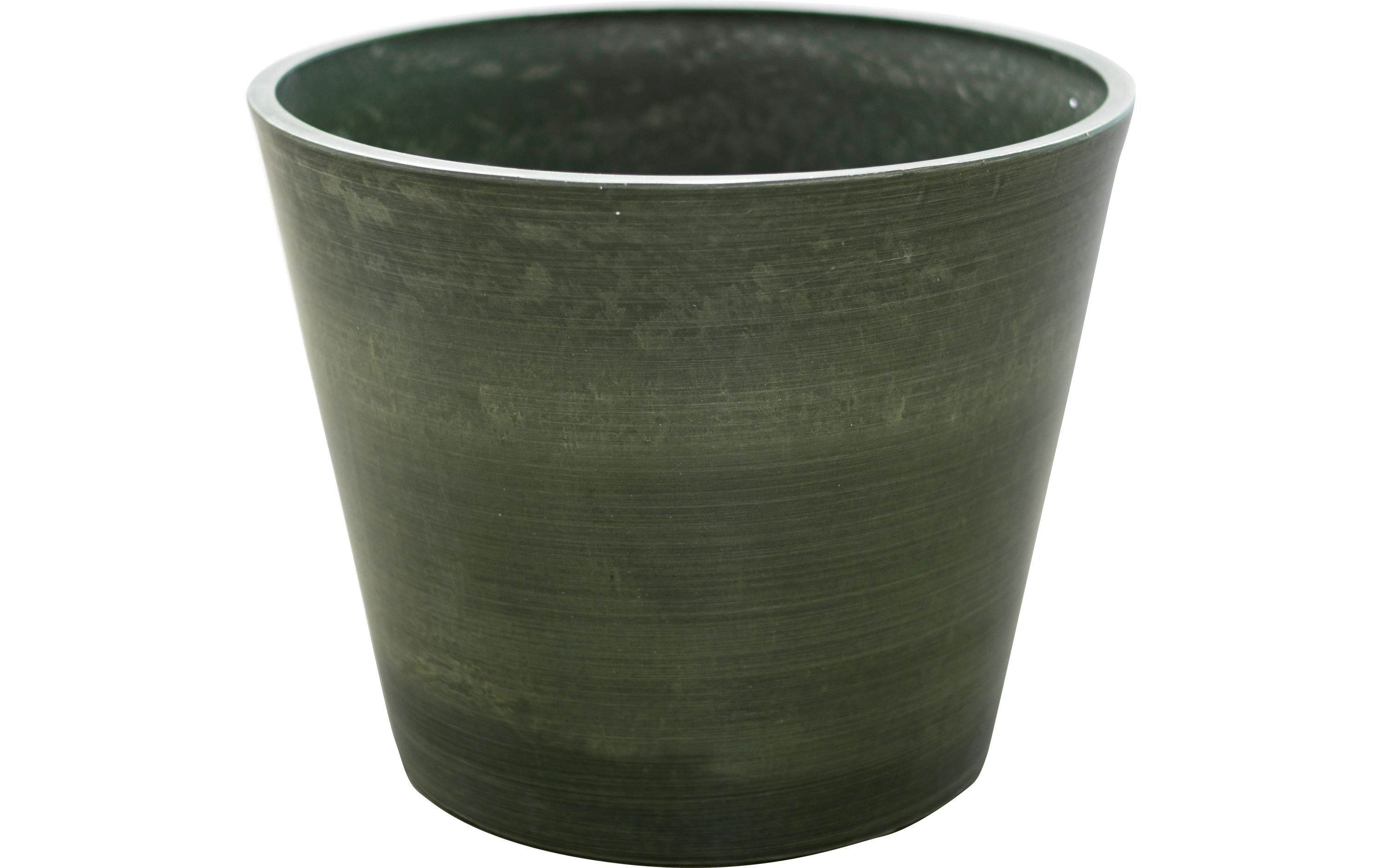 Blumentopf Woodstone Ø 31 cm x 25 cm OlivgrünPflanzentopf