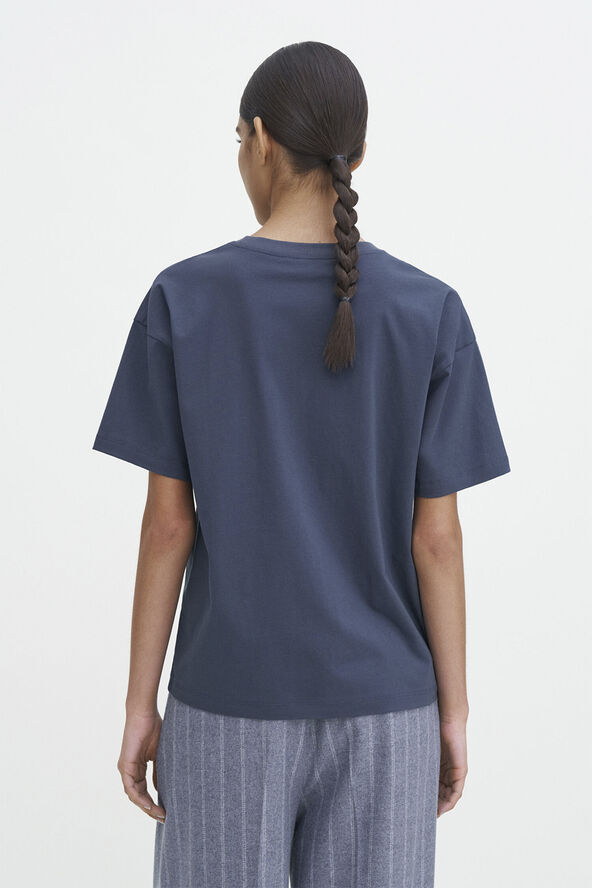 Filippa K Loose Fit Tee Dawn blue