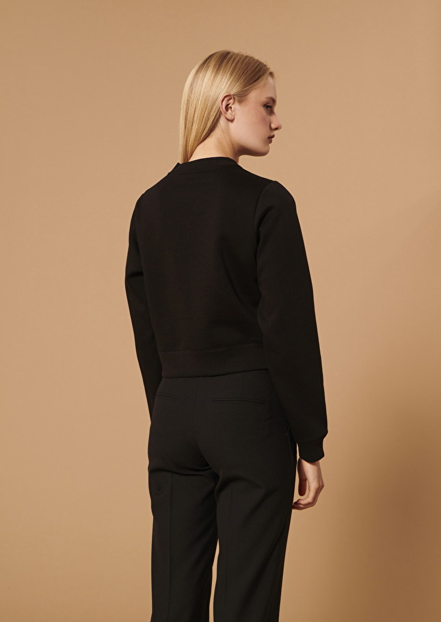 Pull Pulsionnoir en jersey