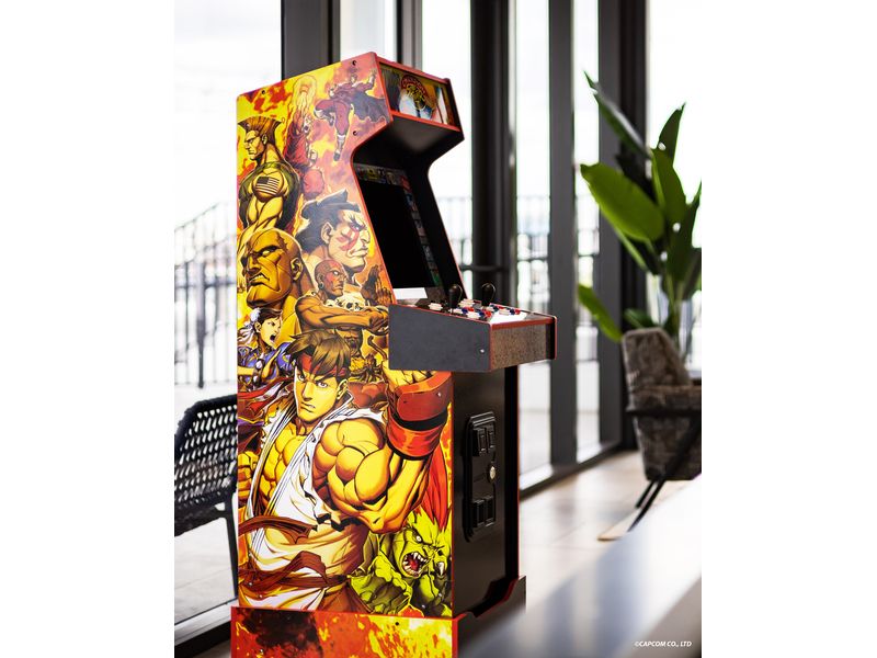 Arcade1Up Arcade-Automat Capcom Legacy Arcade Game Yoga Fla Spielautomat mit 14 Spielen aus der legendären Capcom Serie
