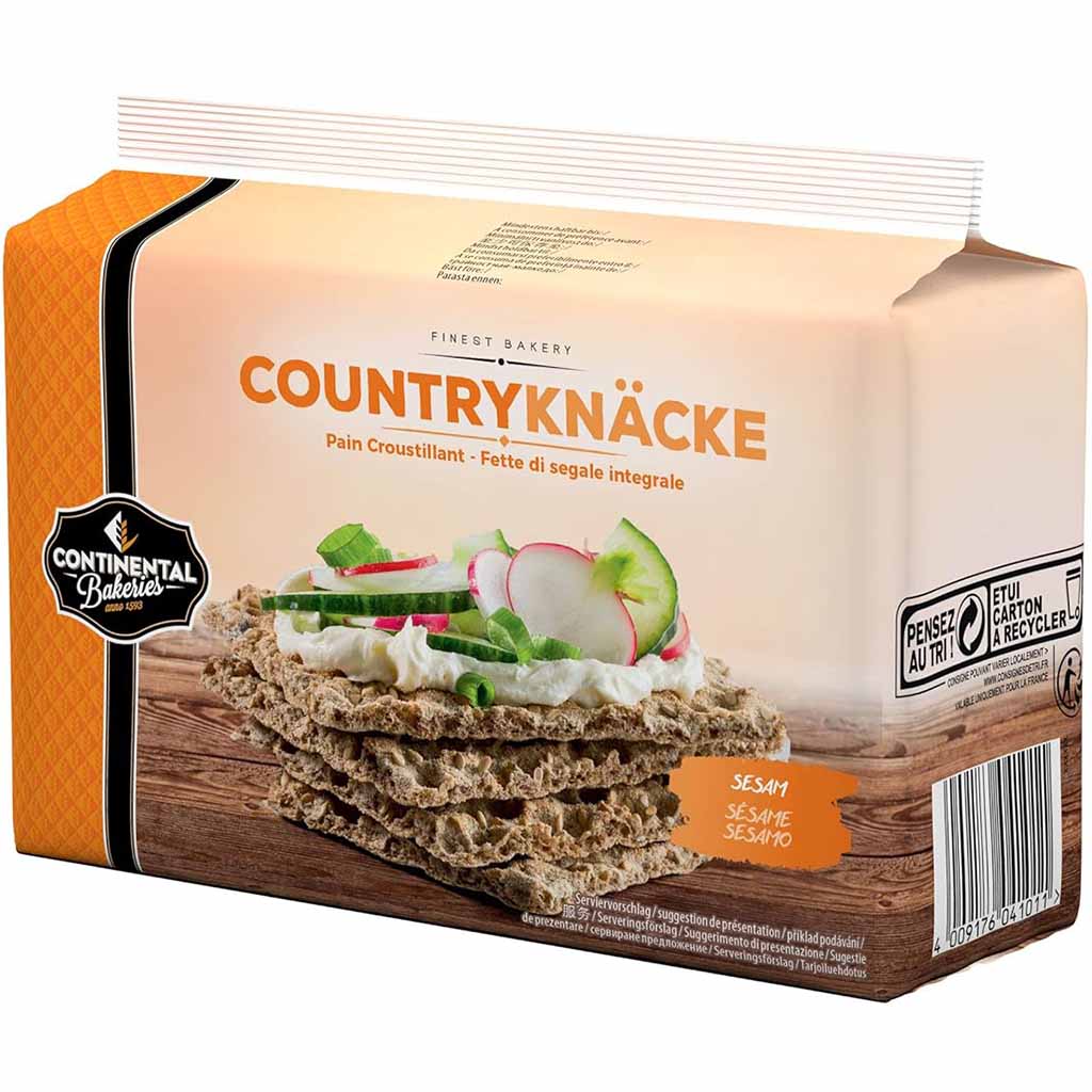Country Knäcke Sesam 250g MHD:28.5.25