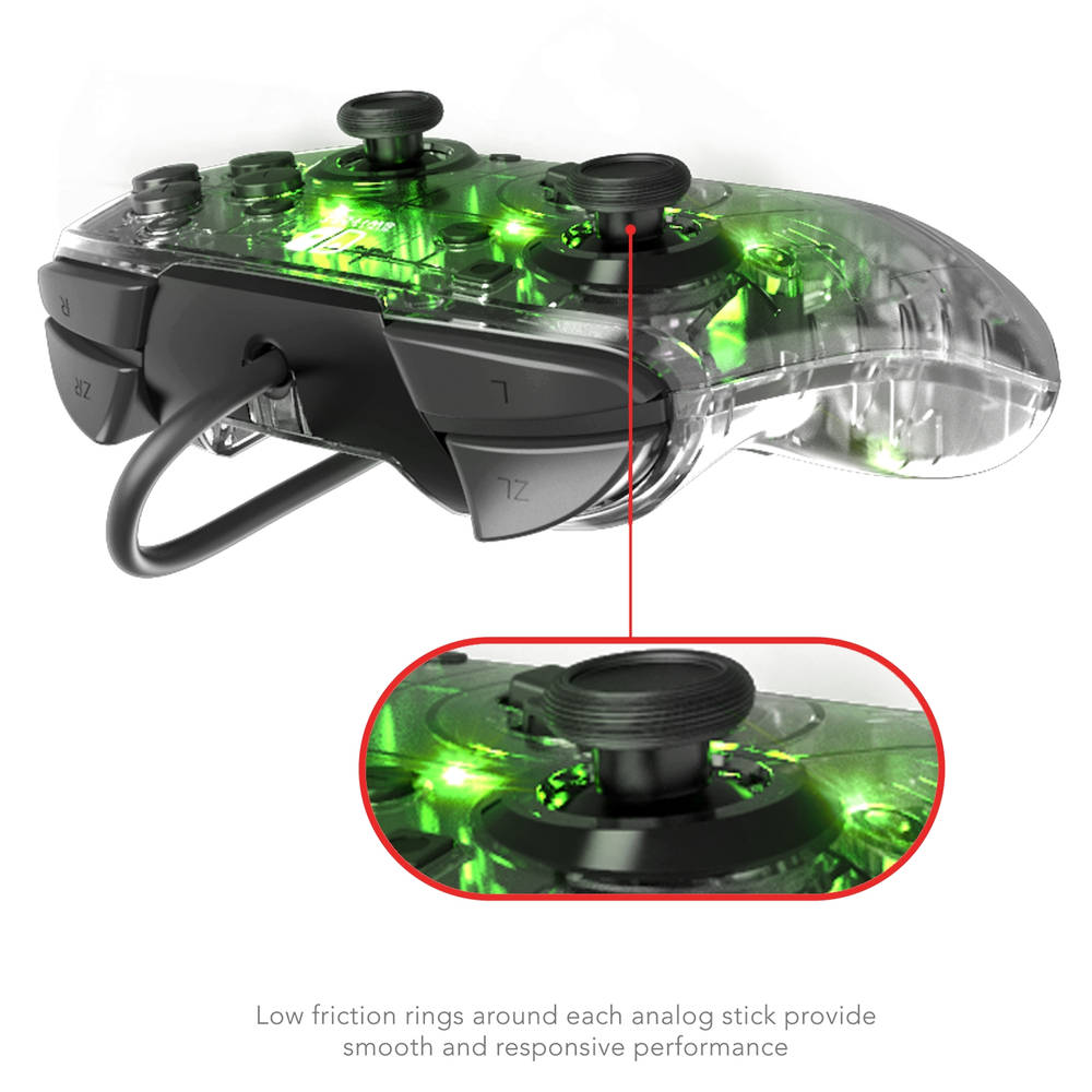 Nintendo Switch Afterglow Prismatic Deluxe+ bedrade controller