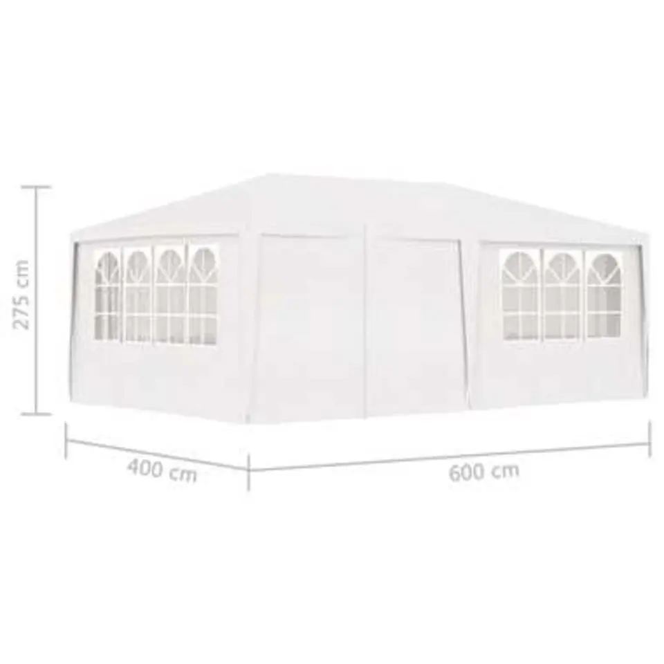 vidaXL - Partytent - Wit - Polyetheen