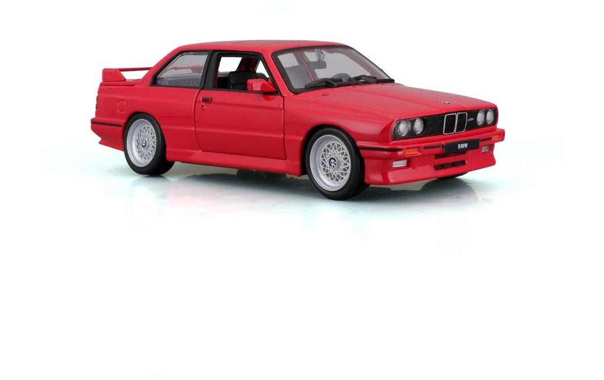 BMW M3 (E30) 1988 Rot 1:24Sammlermodell im Massstab 1:24