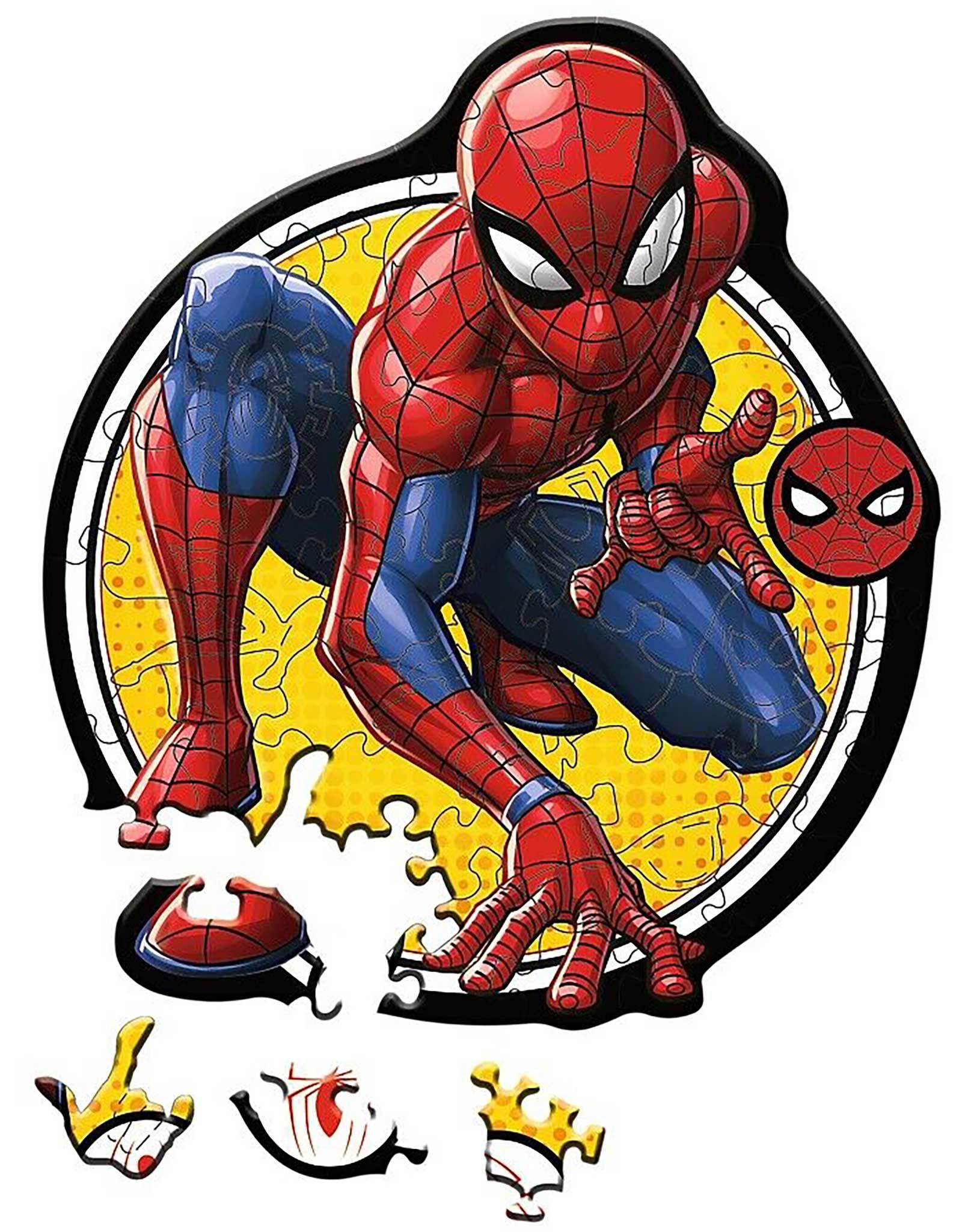 Holz Puzzle Junior 50  Marvel - Spiderman