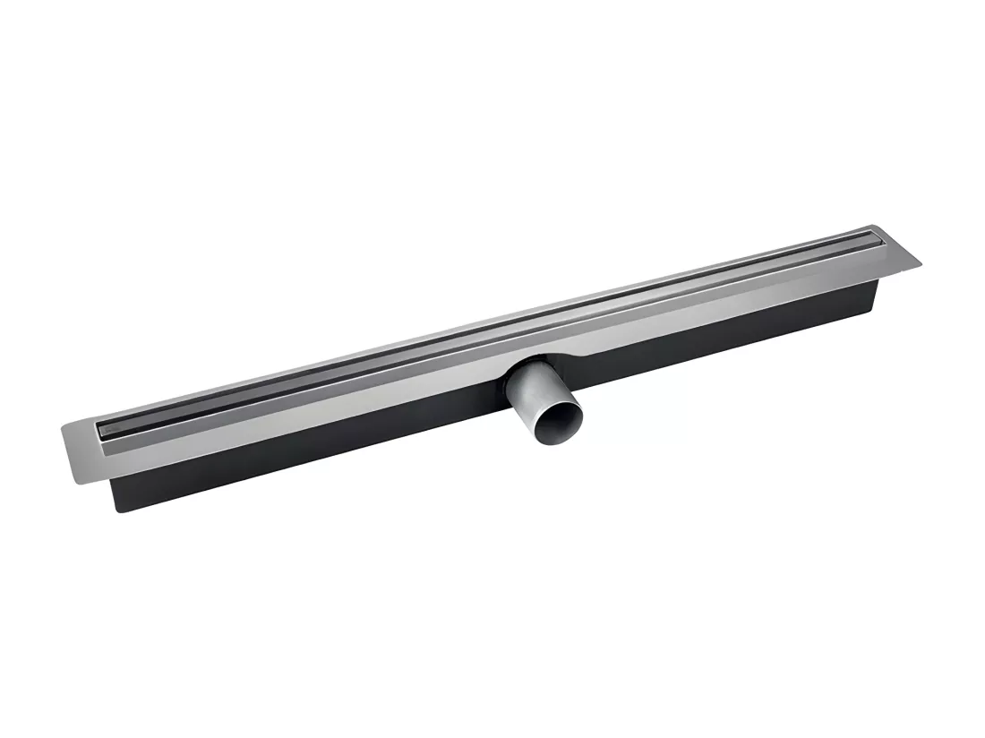 Caniveau de douche SLIM, couleur: inox brossé, longueur:60 cm