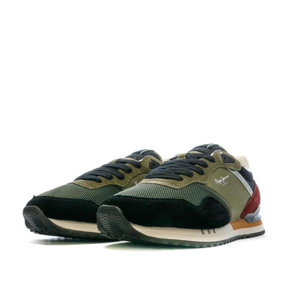 Pepe jeans Baskets Noir/Vert Homme Pepe jeans London Forest