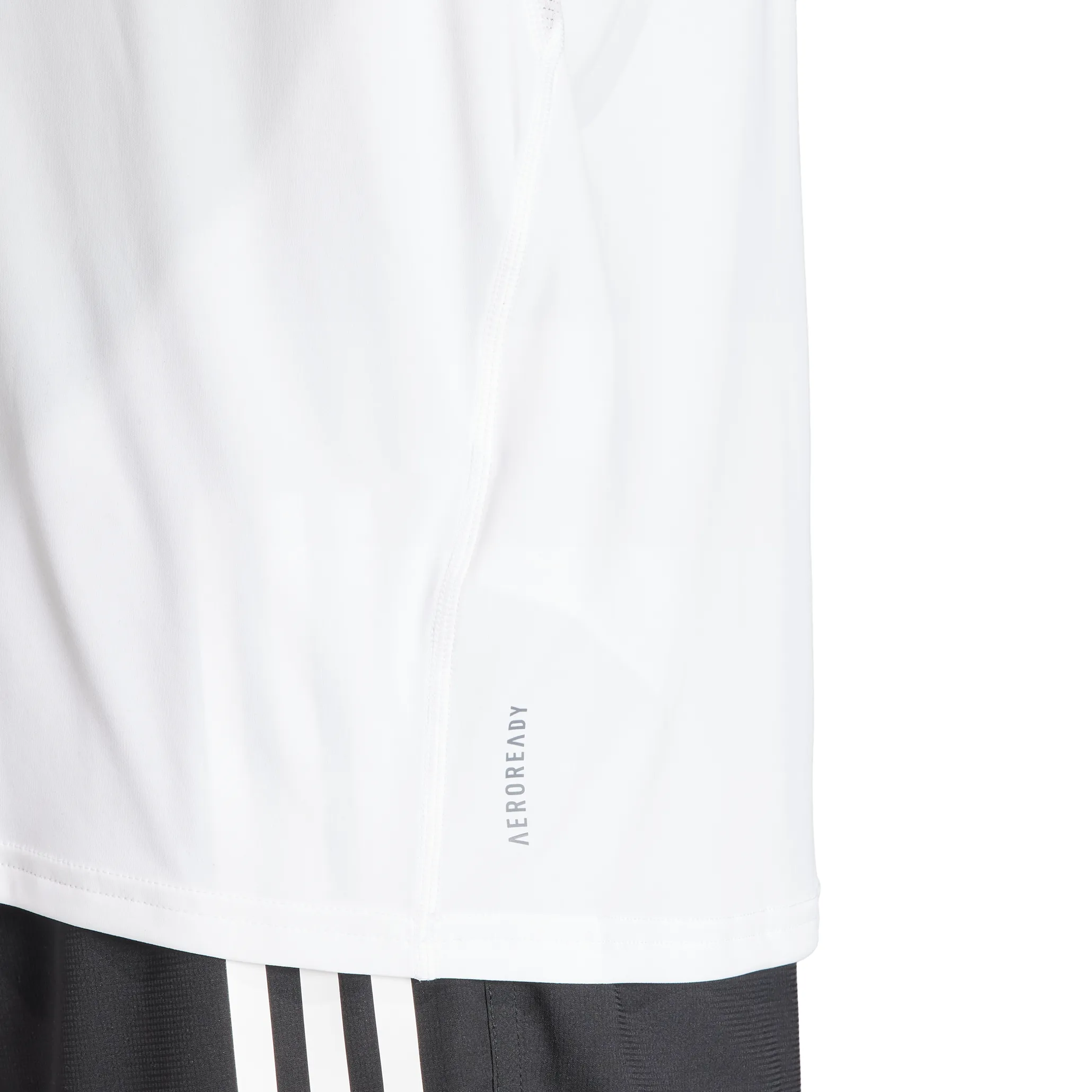 Adidas M Adizero E Tee White White