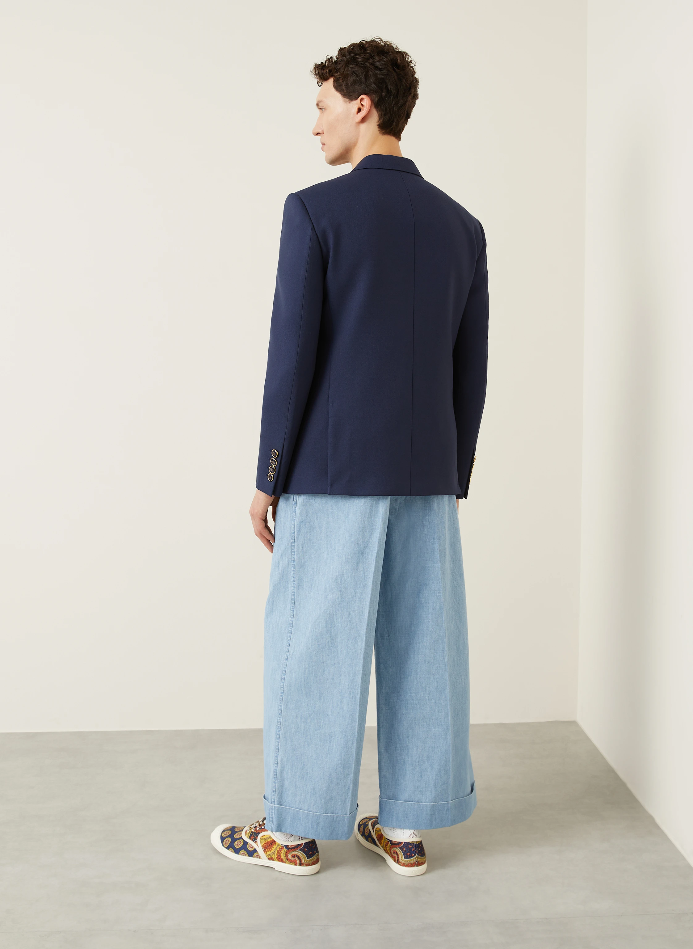 VALENTINO Sakko Slim Fit mit Leinen