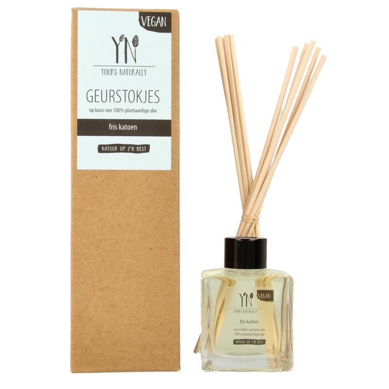 yours naturally Geurstokjes Fris Katoen 100 ML 1 Stuk