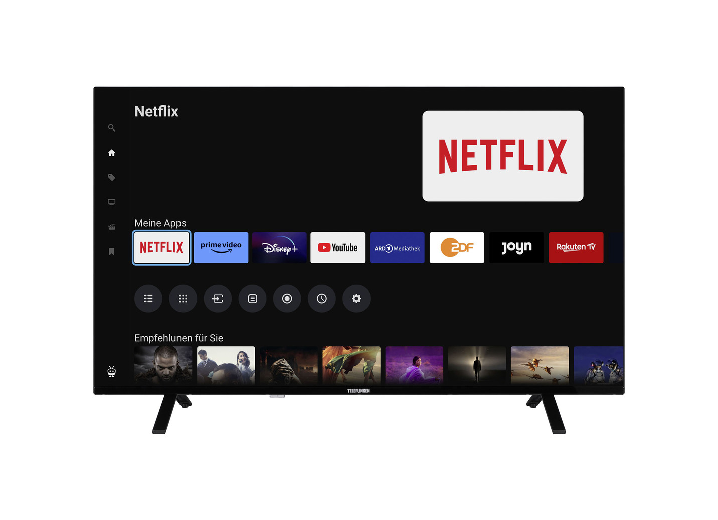 Telefunken XUTO750S 4K-UHD LED Fernseher