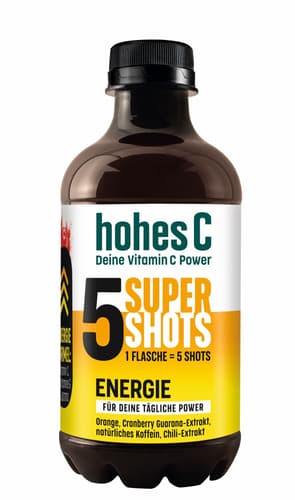 Hohes C Shot Energie Orange, Cranberry, Guarana & Chili (EINWEG)