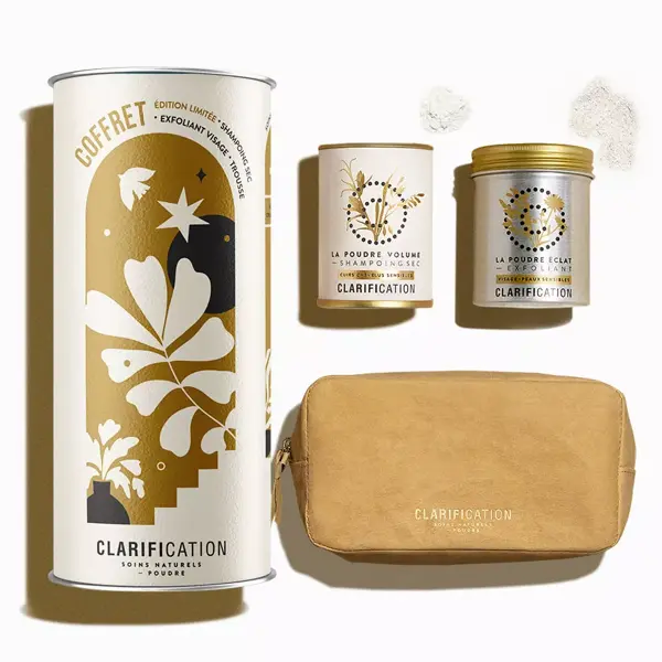 Kit de presente Clarification Natural Skincare Powder - Edição Limitada