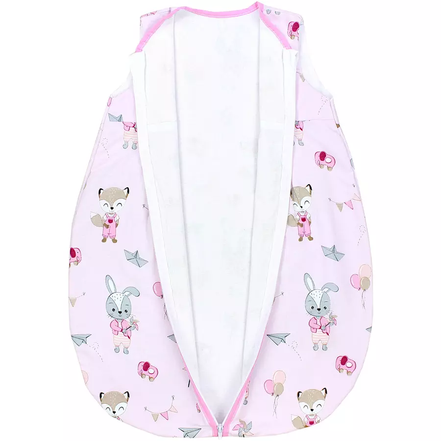 TupTam Baby Sommer Schlafsack Ärmellos Unwattiert rosa