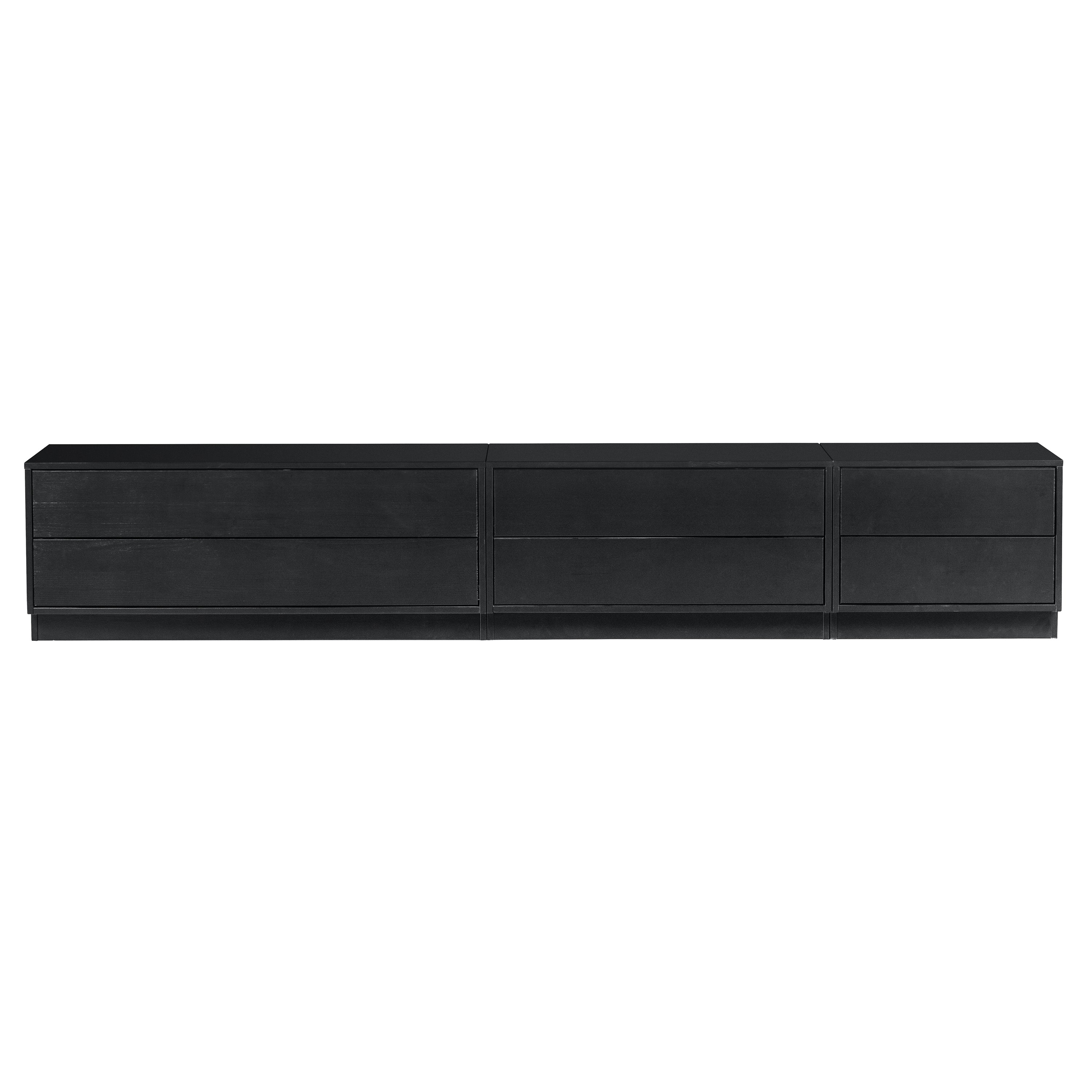 WOOOD Finca Tv-meubel Grenenhout - Middenstuk B 50 cm