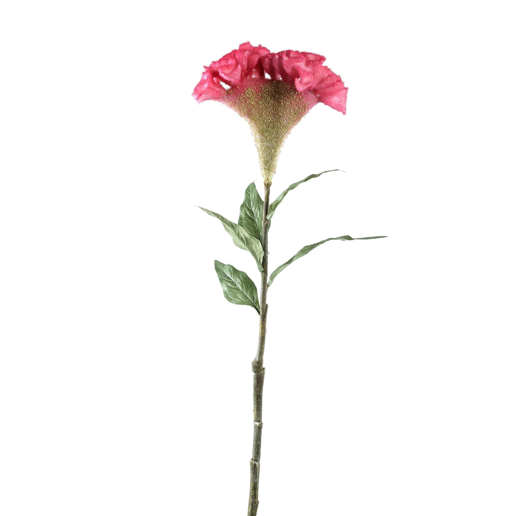 PTMD - Kunstbloem Garden - Rood - 31x18x72cm