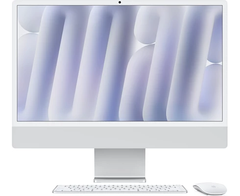 Apple 24-inch iMac - Retina 4,5K display, M4 chip 10-core CPU   10-core GPU, 24GB RAM, 512GB SSD - Silver