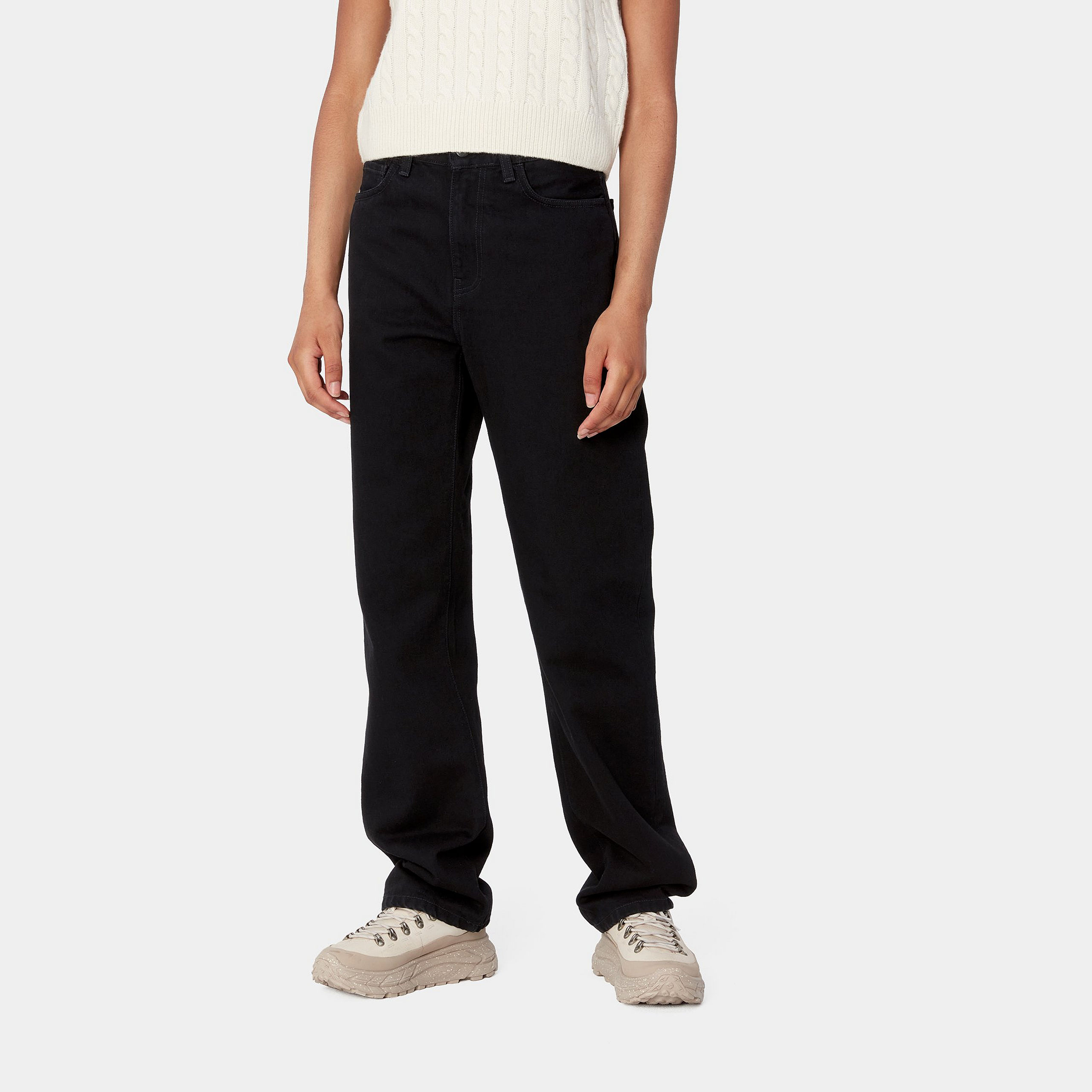 Carhartt WIP W' Noxon Pant Black Stone Washed
