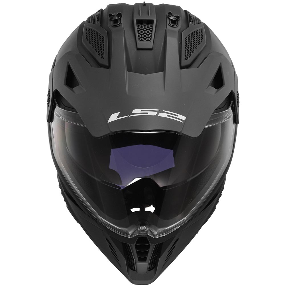 LS2 - Casque MX702 Pioneer II Solid Noir Mat