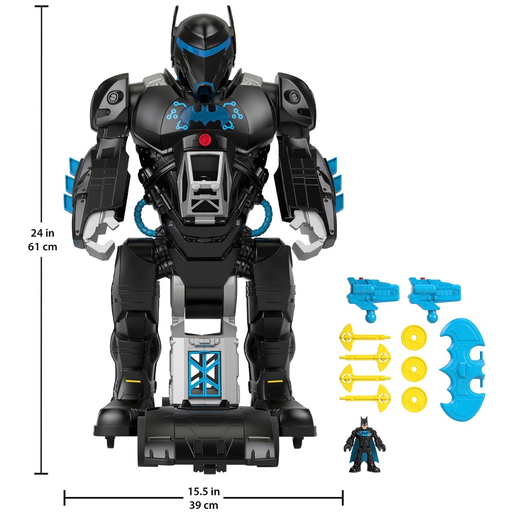 Imaginext DC Super Friends Bat-Tech BatBot und Batman Figur