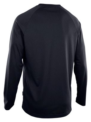 Maillot VTT manches longues ION Logo Noir Unisexe