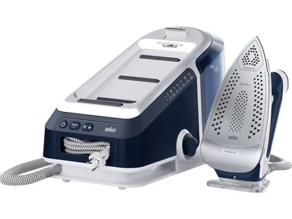 Braun CareStyle 7 Pro IS 7282 BL - Dampstrygejern med automatisk afbrydelse - såleplade: EloxalPlus FreeGlide 3D - 2700 W - blå