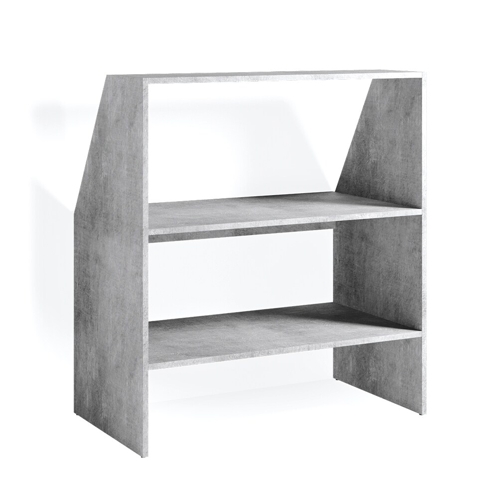 VICCO Dachschrägenregal Bücherregal Wandregal Standregal Regal Dachschräge Beton Optik