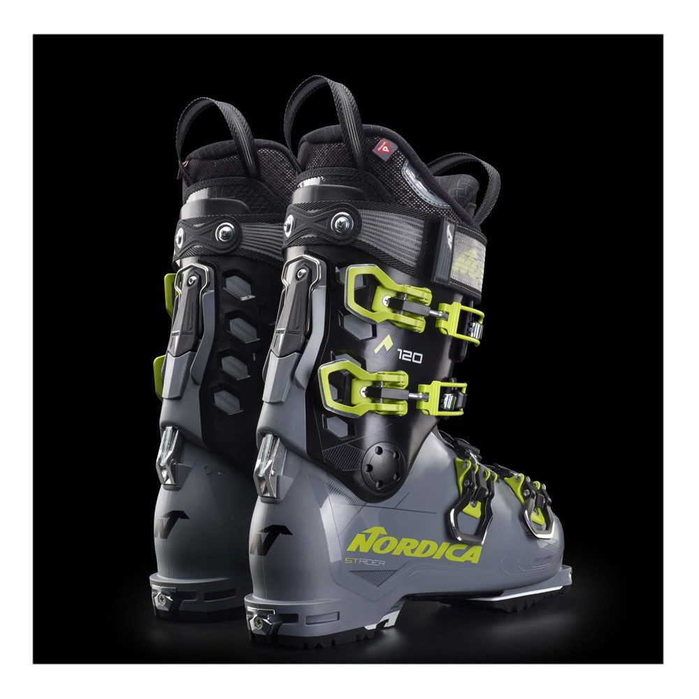 Nordica STRIDER 120 DYN - Chaussures ski Homme gris/noir/vert