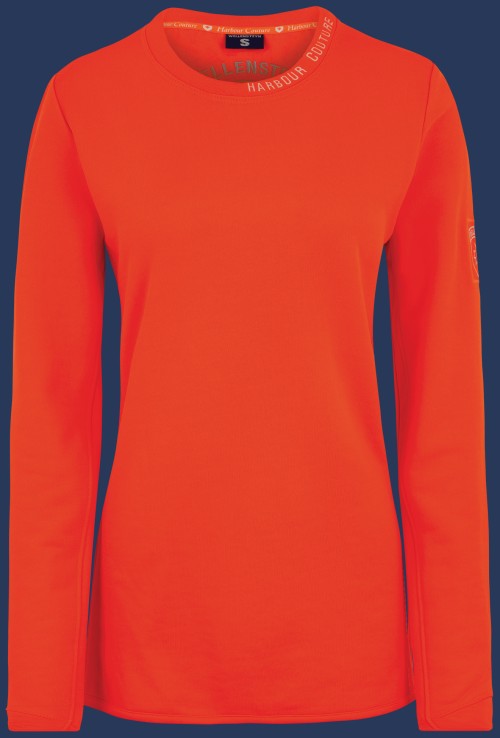 Beachpullover Lady French Terry 300, Neonpeachmelange