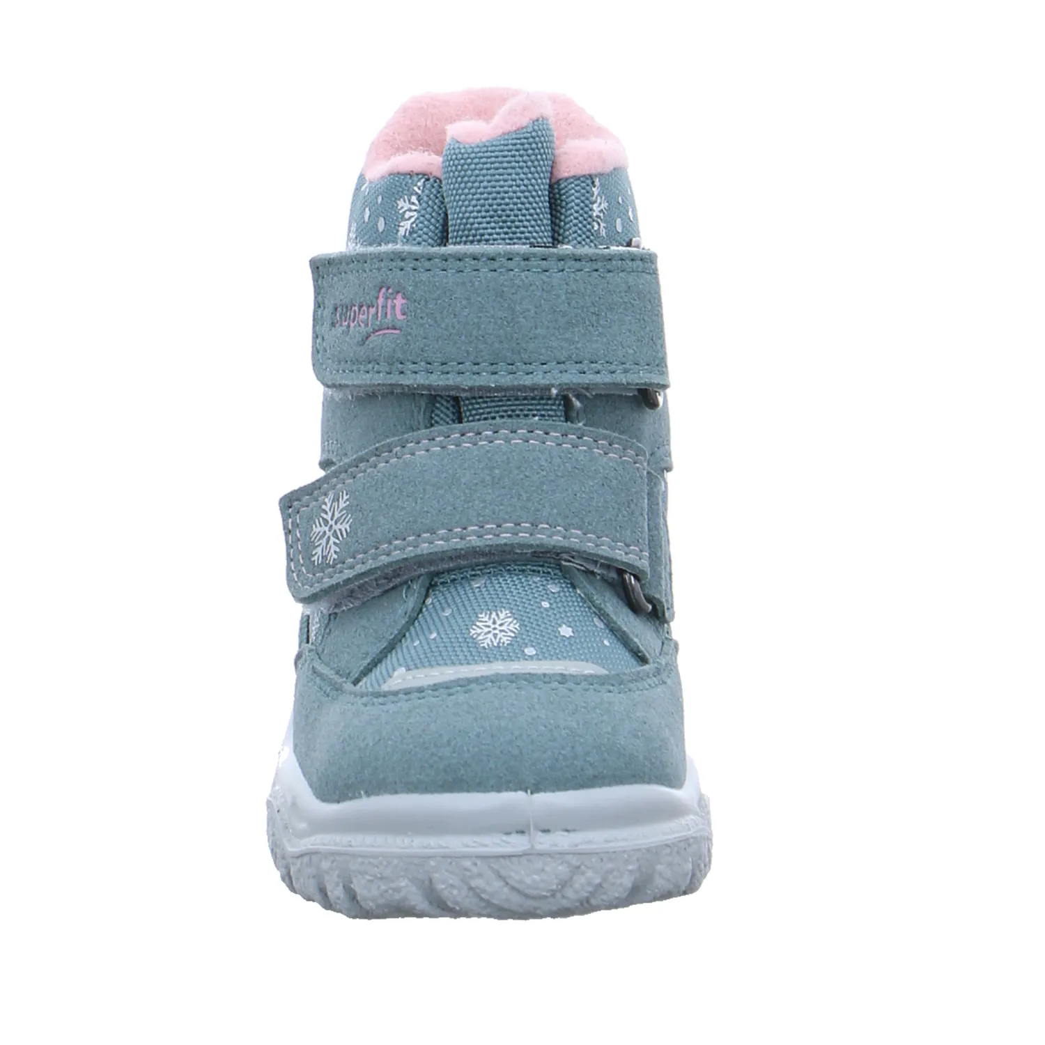 SUPERFIT Kleinkinder-Snowboot  Membran Pastelgrün Textil  Baby-Winterstiefel Mädchen