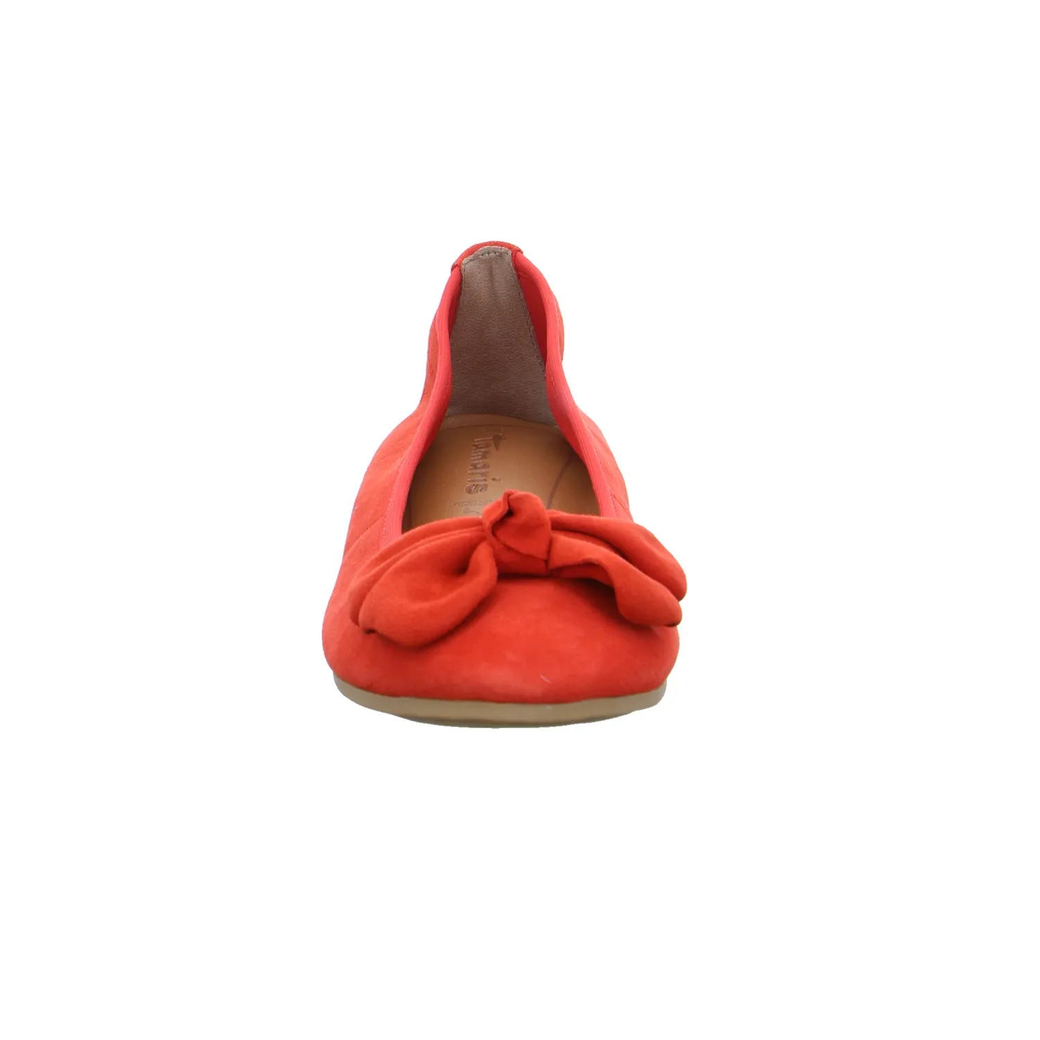 TAMARIS Ballerina Rot Leder
