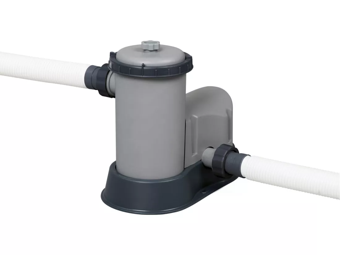 Piscine Hors-sol Tubulaire Bestway Power Steel 640x274x132 cm Épurateur à Cartouche de 5 678 L/H Bâche et Échelle