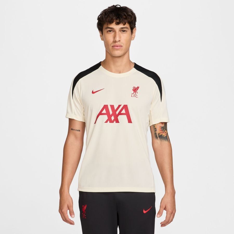 Liverpool T-shirt d'Entraînement Dri-FIT Strike - Blanc/Rouge/Noir