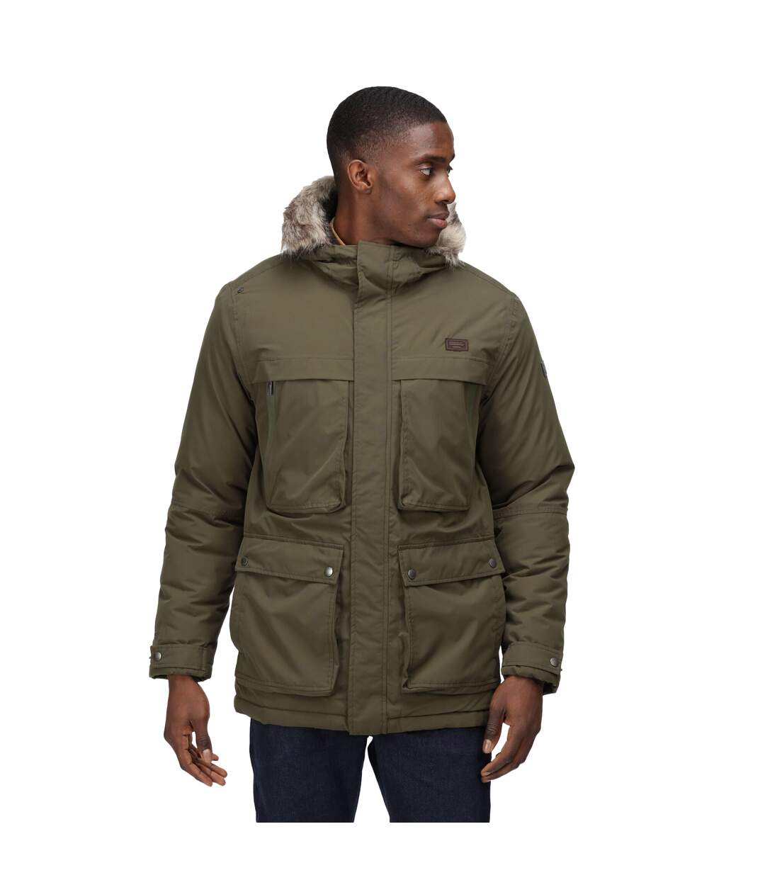 Regatta - Parka VOLTER - Homme (Kaki foncé) - UTRG6434