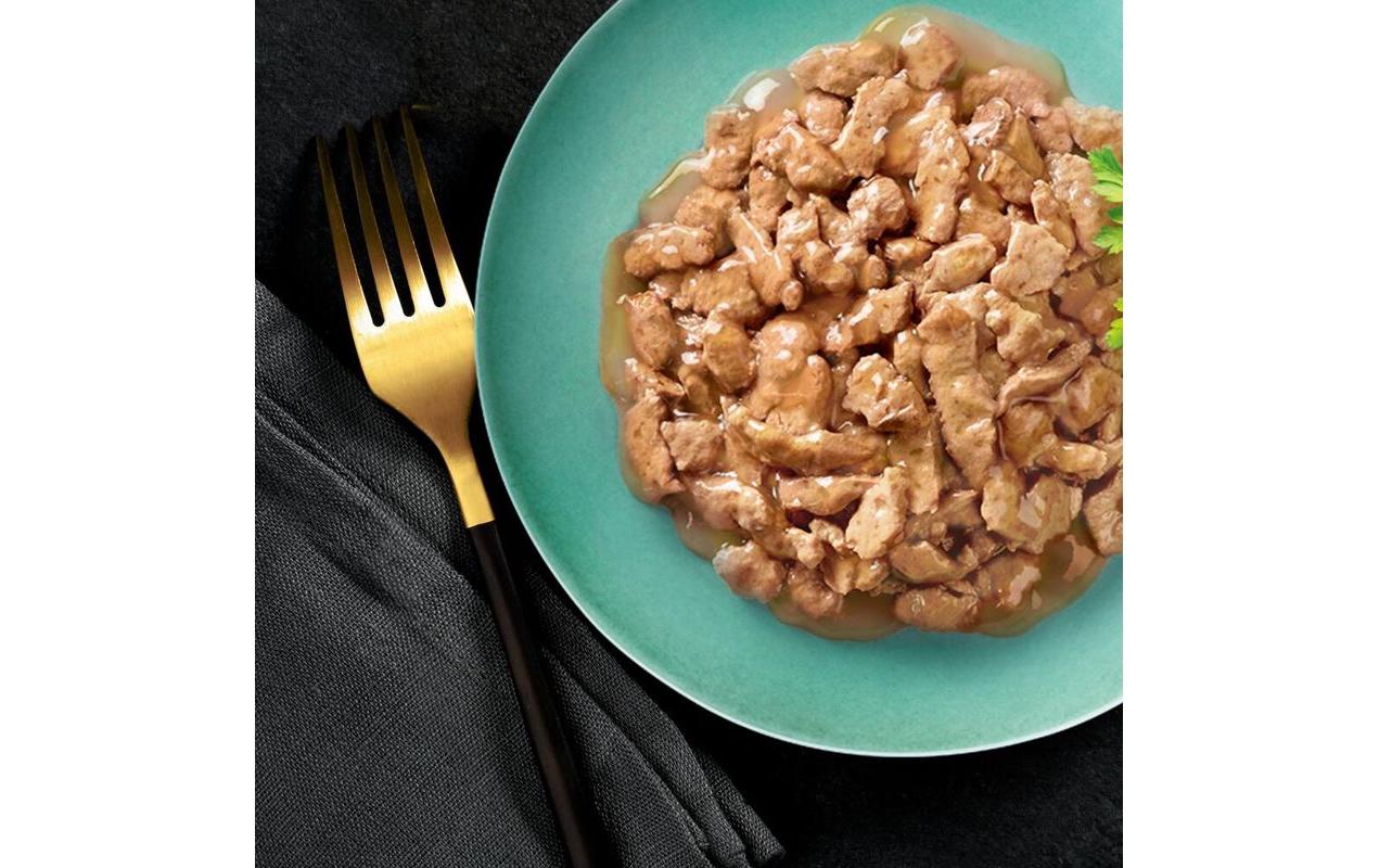 Nassfutter Selection Sauce Feine Vielfalt, 12 x 85gAlleinfuttermittel für ausgewachsene Katzen
