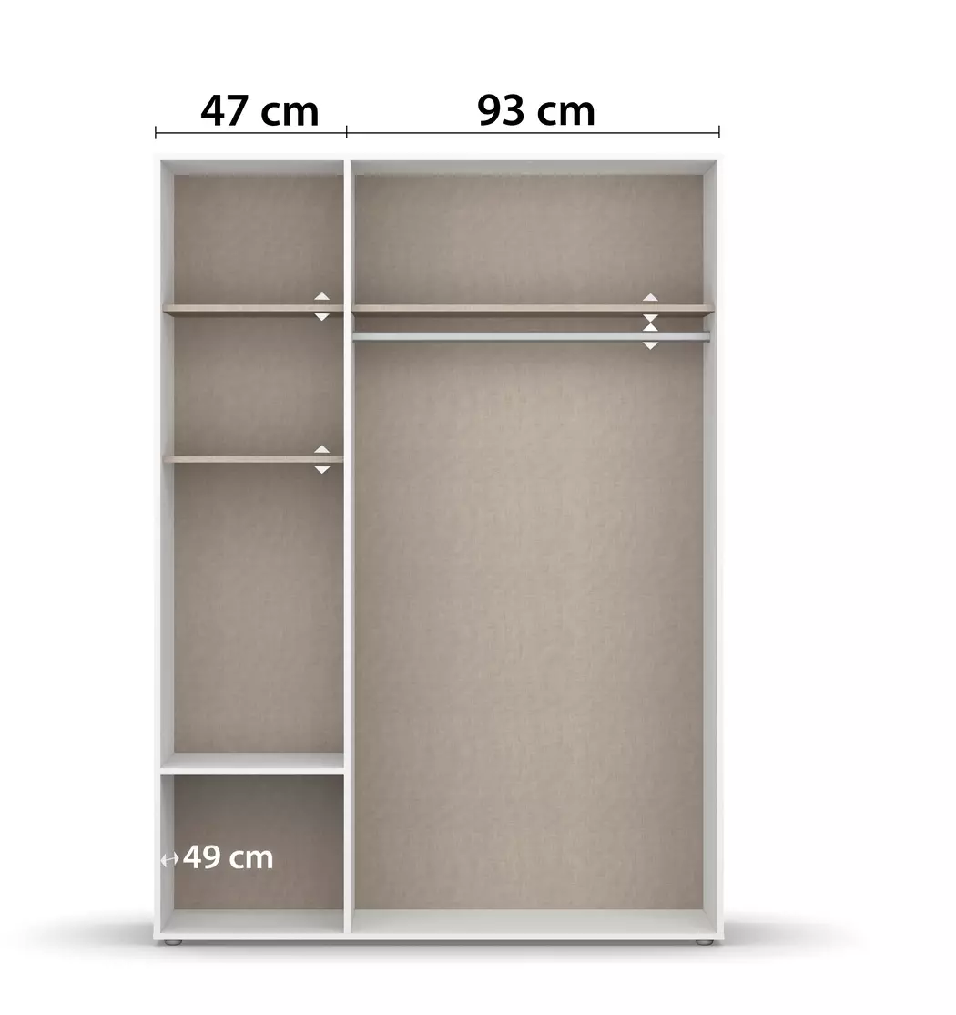 Kleiderschrank Voyager 140 x 194 cm